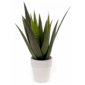 Kunstplant Aloe Vera in pot 35 cm