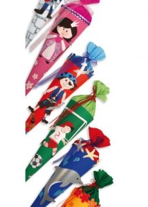 Zeshoekige puntzak school