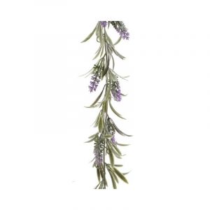 Lavendel kunsttak kunstplanten slinger 180 cm