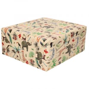 Rollen Inpakpapier/cadeaupapier jungle thema 300 x 70 cm