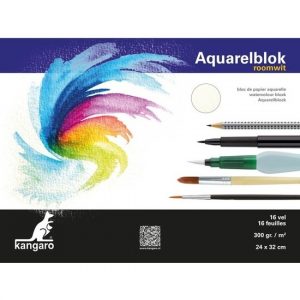 3x Aquarelblokken 32 x 24 cm