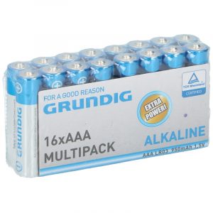 16x Grundig AAA batterijen alkaline 1.5 V