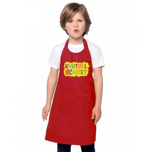 Knutselschort rood kinderen