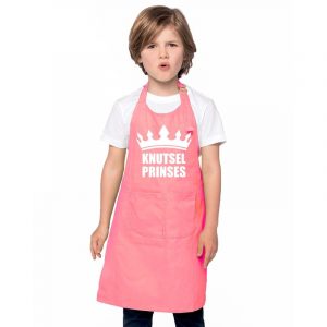 Knutselprinses kliederschort roze meisjes