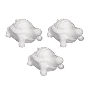 6x stuks piepschuim figuren schildpadden van 12 cm