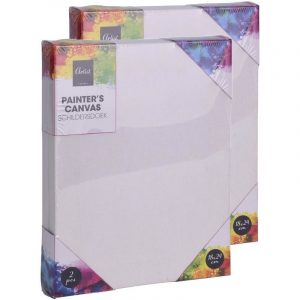 Schilderen op canvas 4 stuks