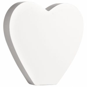 Set van 2x stuks houten deco hartjes van 11 cm