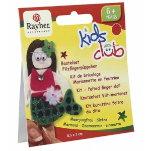 Zeemeermin knutsel setje van vilt