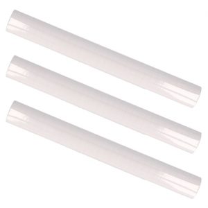 Set van 4x stuks rollen Transparant kaftfolie zelfklevend 500 x 45 cm -Boeken kaften