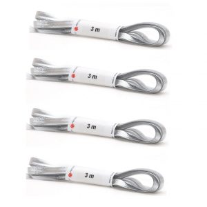 10x stuks cadeauverpakking zilveren linten 0,5 x 300 cm inpakken/verpakken