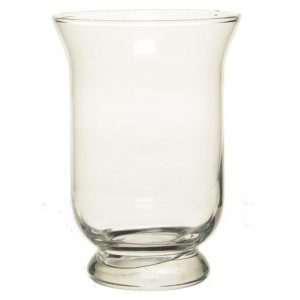 Kelk vaas/vazen van glas 19,5 cm