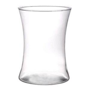 Bloemenvaas/vazen transparant glas 19 cm