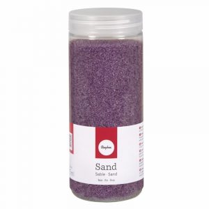 Fijn decoratie zand lila 475 ml