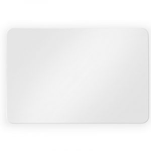 Set van 12x koelkast whiteboard magneet wit 6 x 4 cm